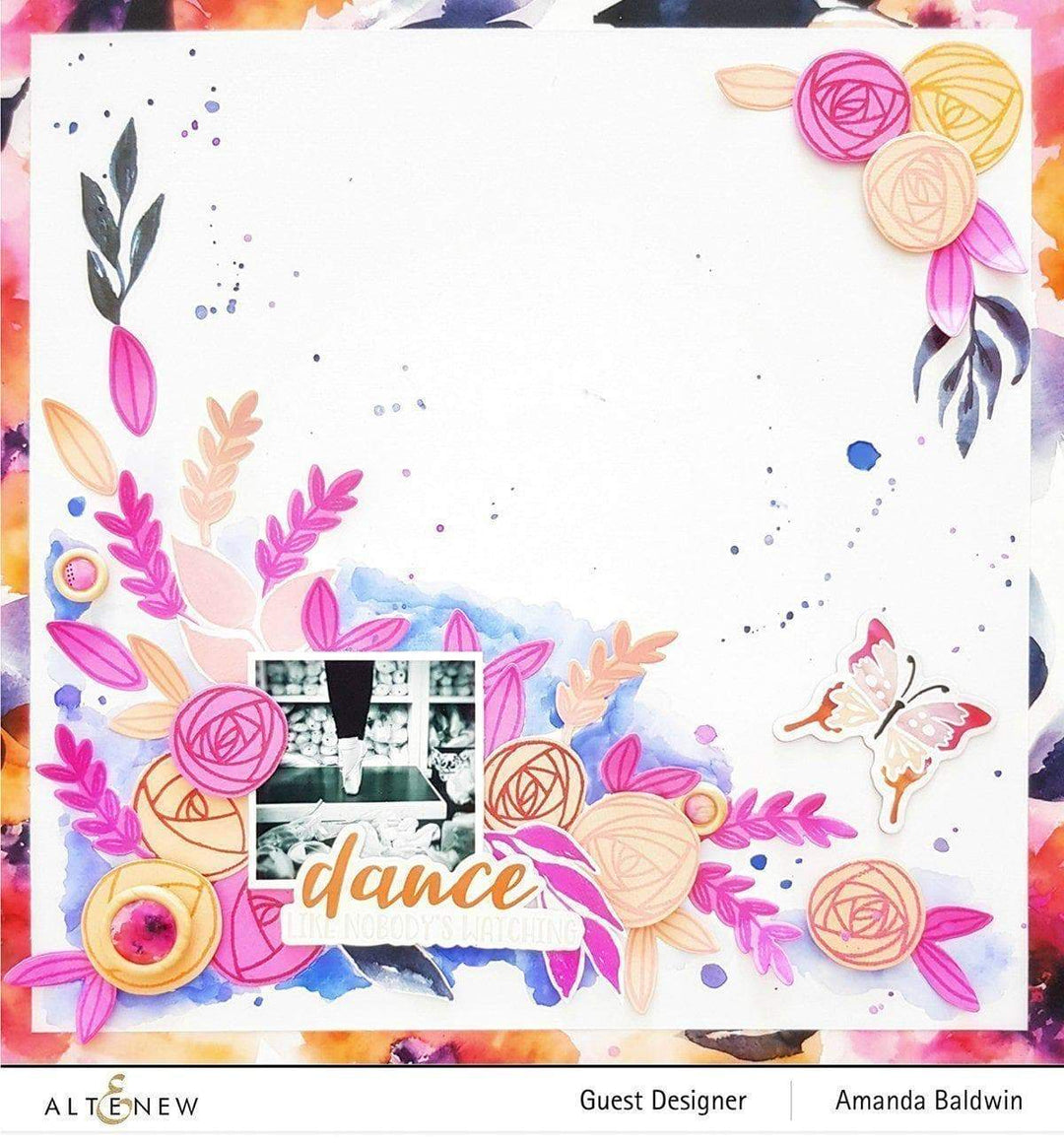 Photocentric Clear Stamps Rennie Roses Stamp Set