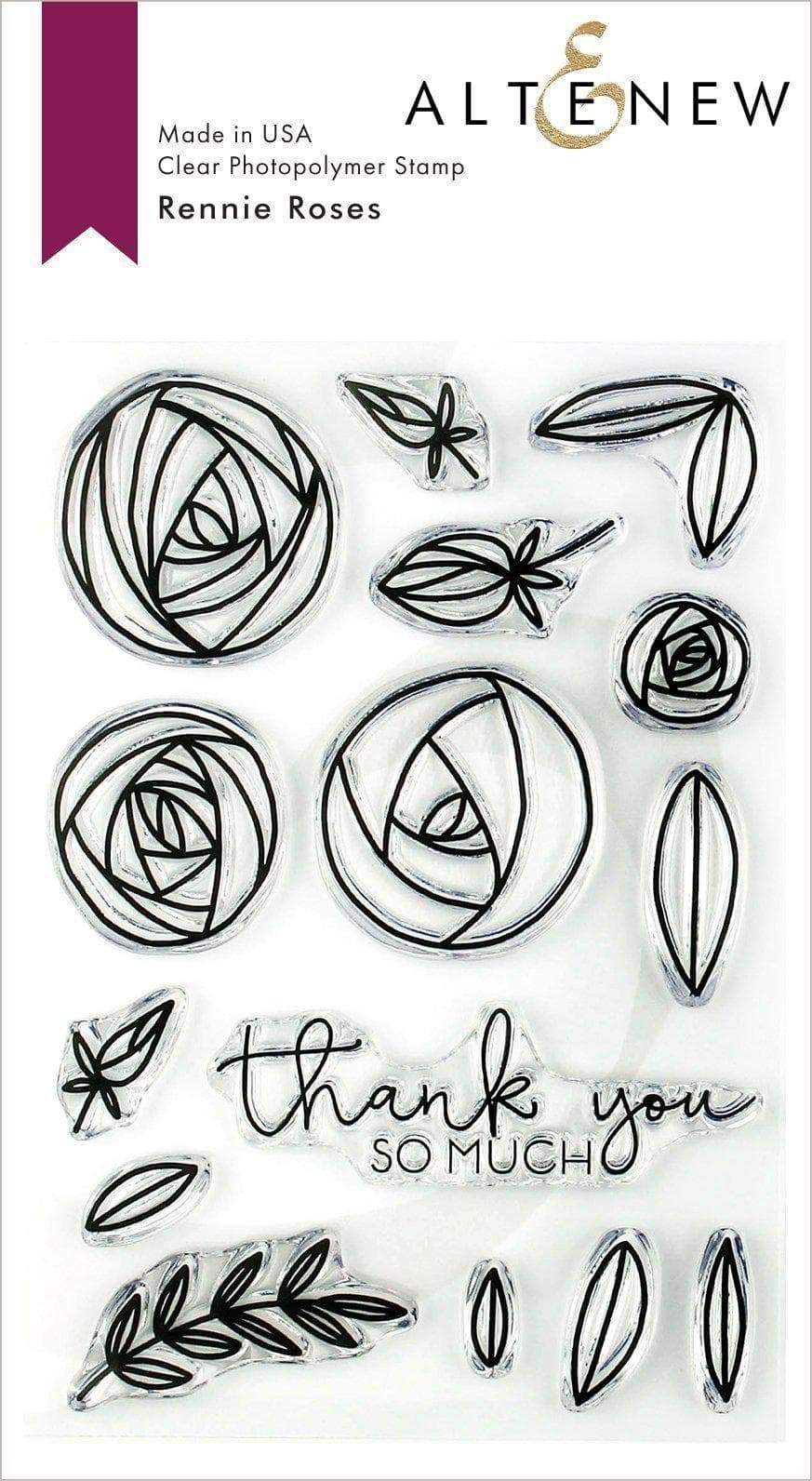 Photocentric Clear Stamps Rennie Roses Stamp Set
