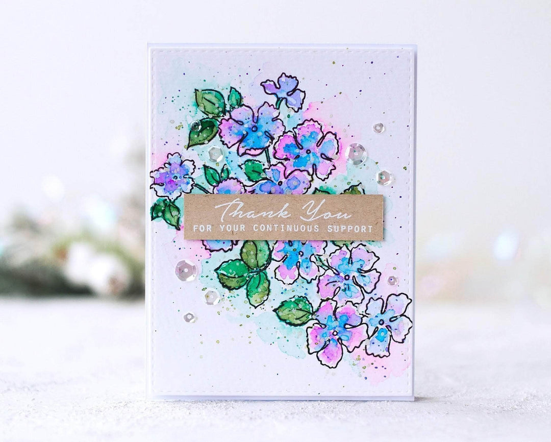 Photocentric Clear Stamps Ruffled Flowers Stamp Set