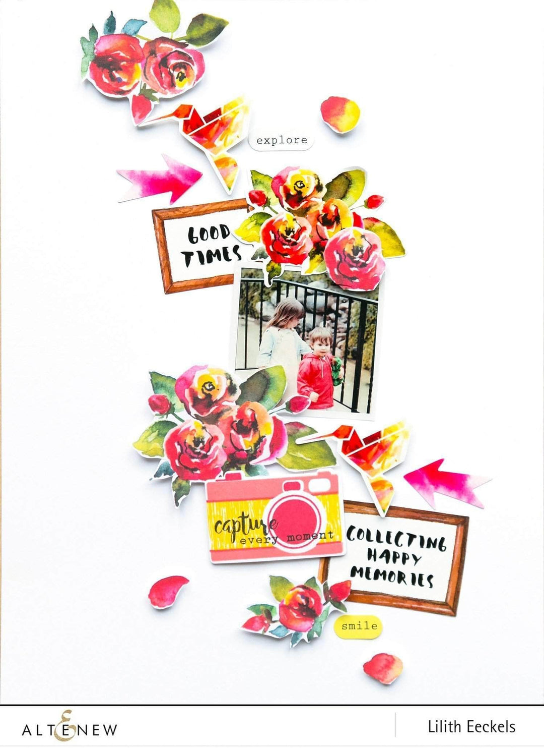 Altenew Clear Stamps Say Cheese Stamp Set