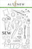 Altenew Clear Stamps Z - Sew Very Happy Stamp Set