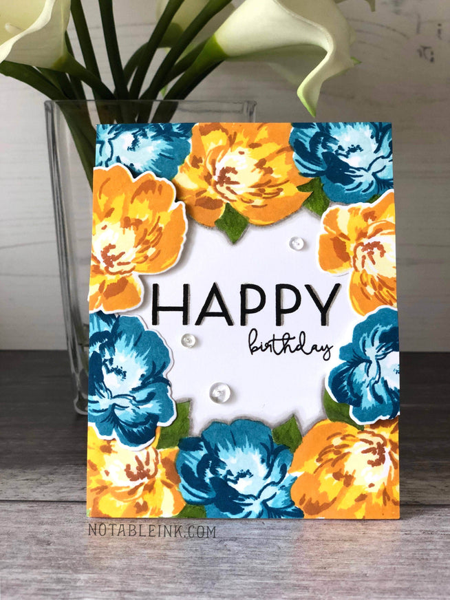 Photocentric Clear Stamps Strength Blooms Stamp Set