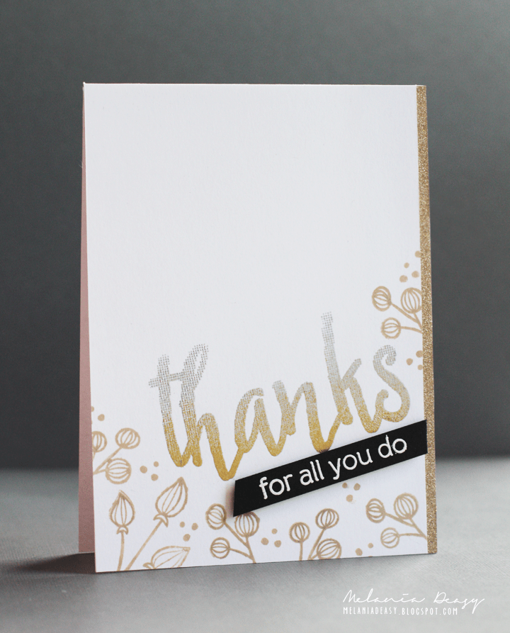 Photocentric Clear Stamps Striped Florals Stamp Set
