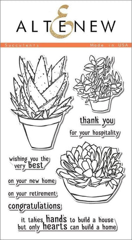 Photocentric Clear Stamps Succulents Stamp Set