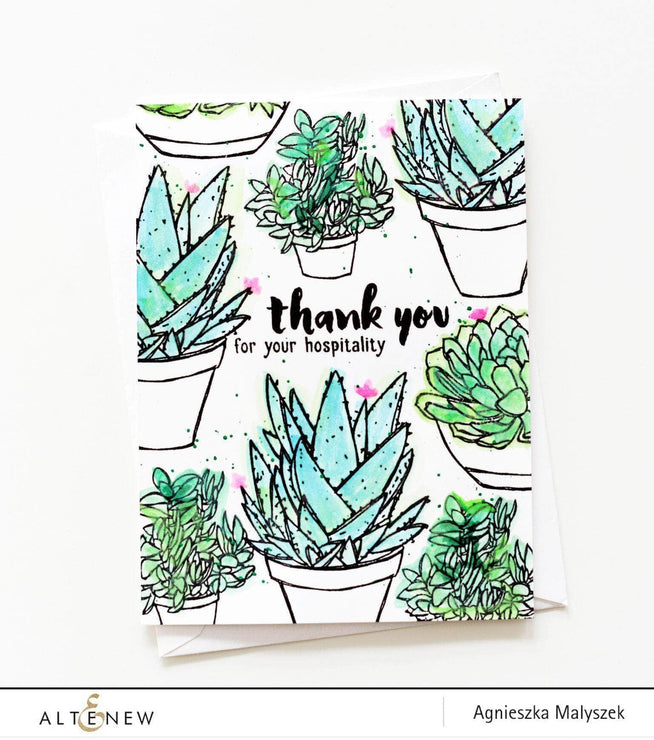 Photocentric Clear Stamps Succulents Stamp Set