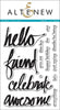 Photocentric Clear Stamps Super Script Stamp Set