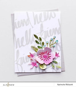 Photocentric Clear Stamps Super Script Stamp Set