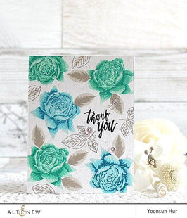 Altenew Clear Stamps Z - Ultimate Floral Script Collection