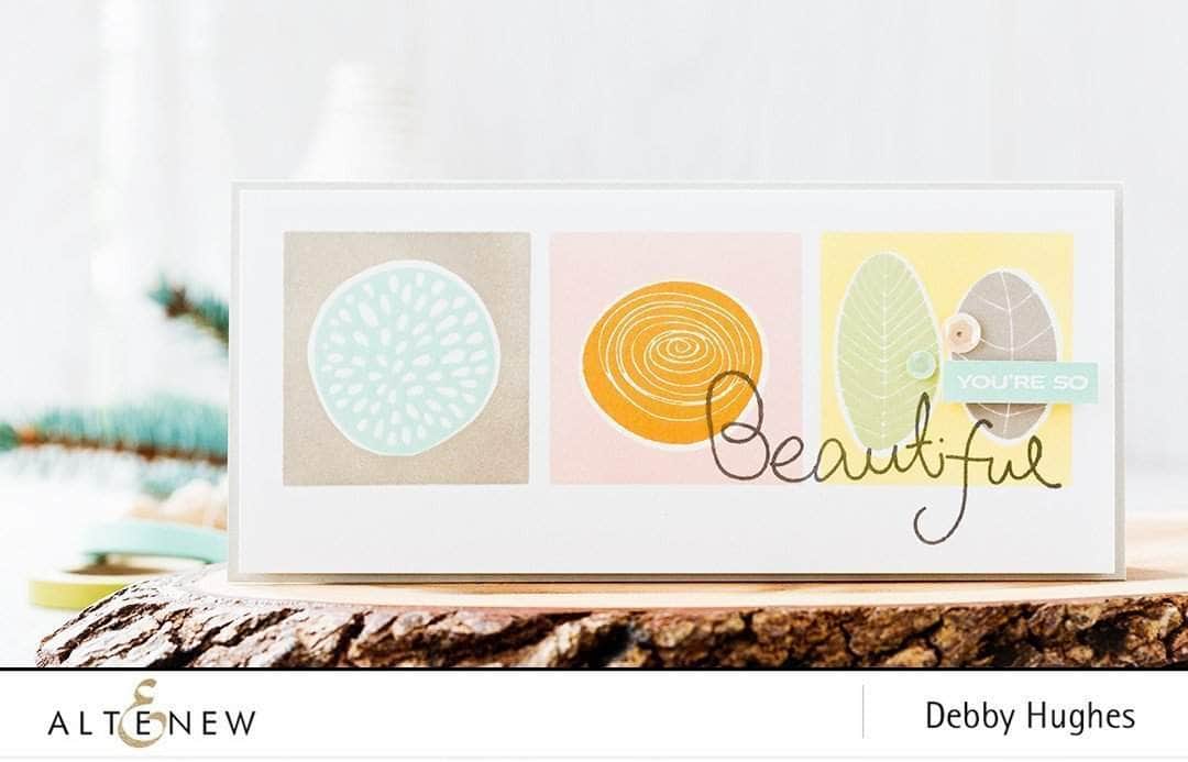 Altenew Ultimate Floral Script Collection clear stamps featuring elegant floral and script designs for crafting projects.