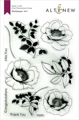 Photocentric Clear Stamps Wallpaper Art Stamp Set