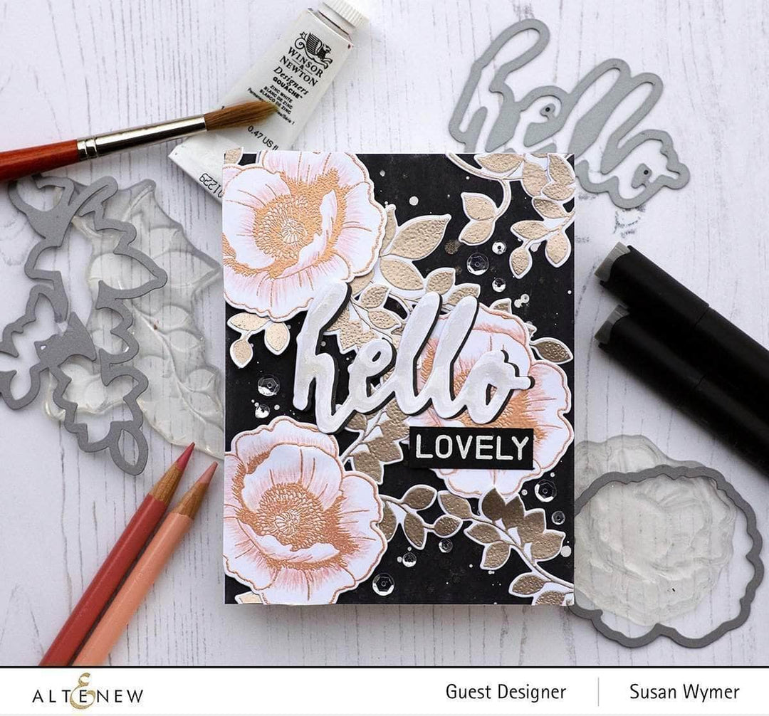 Photocentric Clear Stamps Wallpaper Art Stamp Set