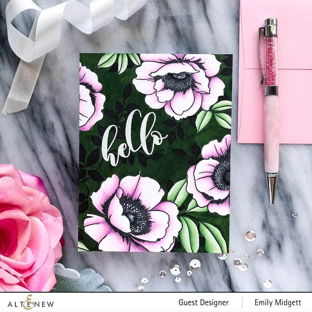 Photocentric Clear Stamps Wallpaper Art Stamp Set