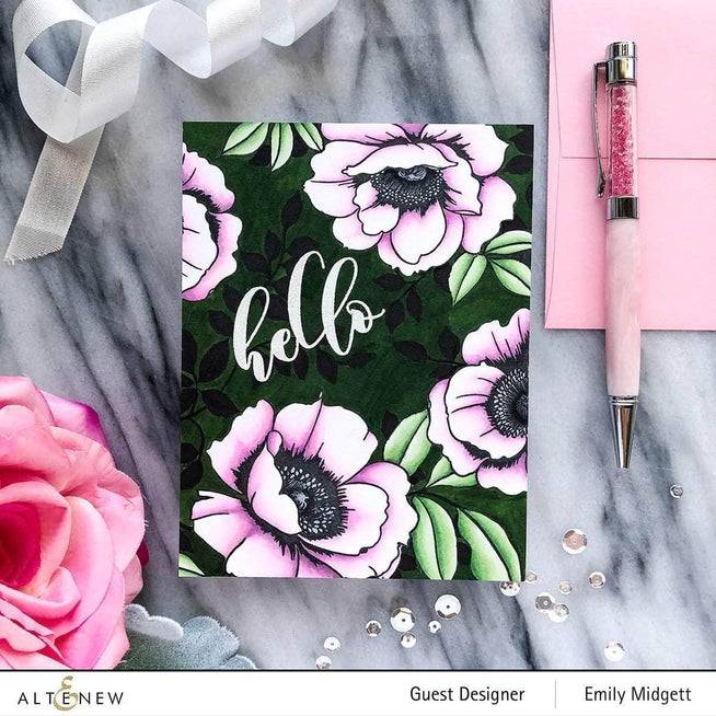 Photocentric Clear Stamps Wallpaper Art Stamp Set