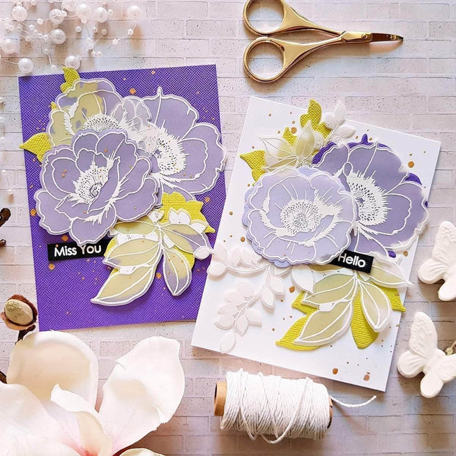 Photocentric Clear Stamps Wallpaper Art Stamp Set