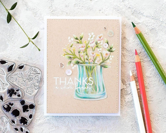 Photocentric Clear Stamps Watercolor Doodles Stamp Set