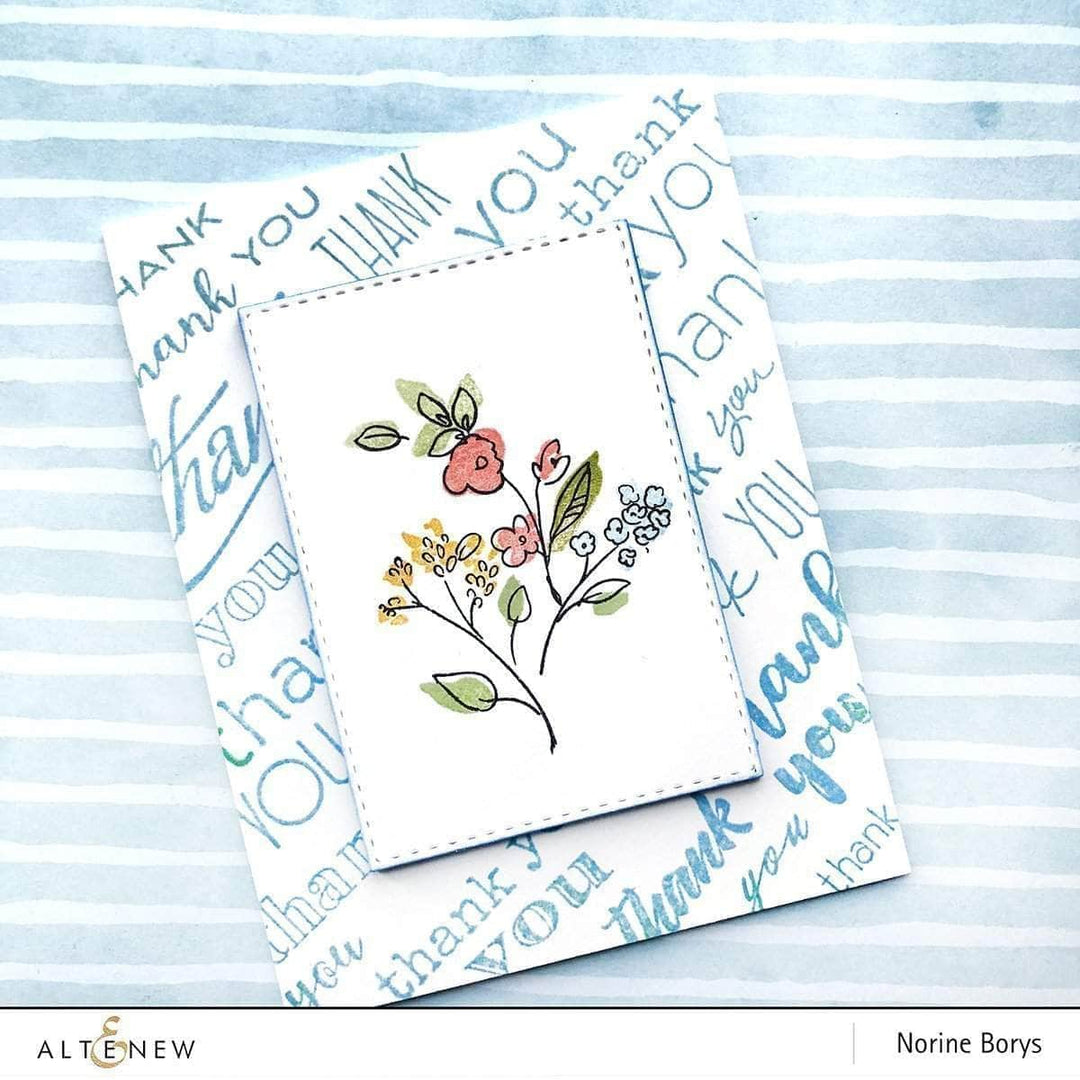 Photocentric Clear Stamps Watercolor Doodles Stamp Set