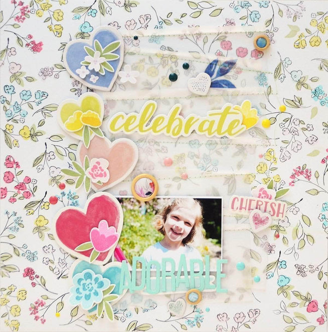 Photocentric Clear Stamps Watercolor Doodles Stamp Set