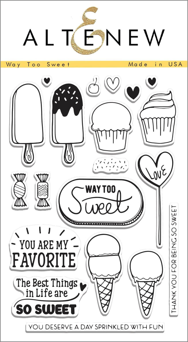Photocentric Clear Stamps Way Too Sweet Stamp Set