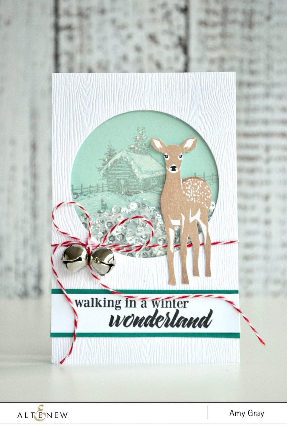 Altenew Clear Stamps Winter Cottage Stamp Set
