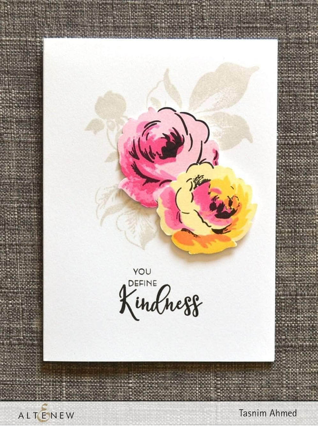 Photocentric Clear Stamps Winter Rose Stamp Set