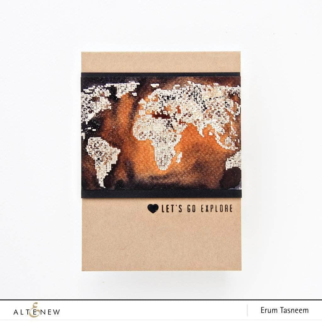 Photocentric Clear Stamps World Map Stamp Set