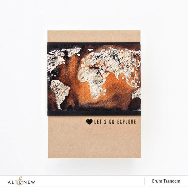 Photocentric Clear Stamps World Map Stamp Set