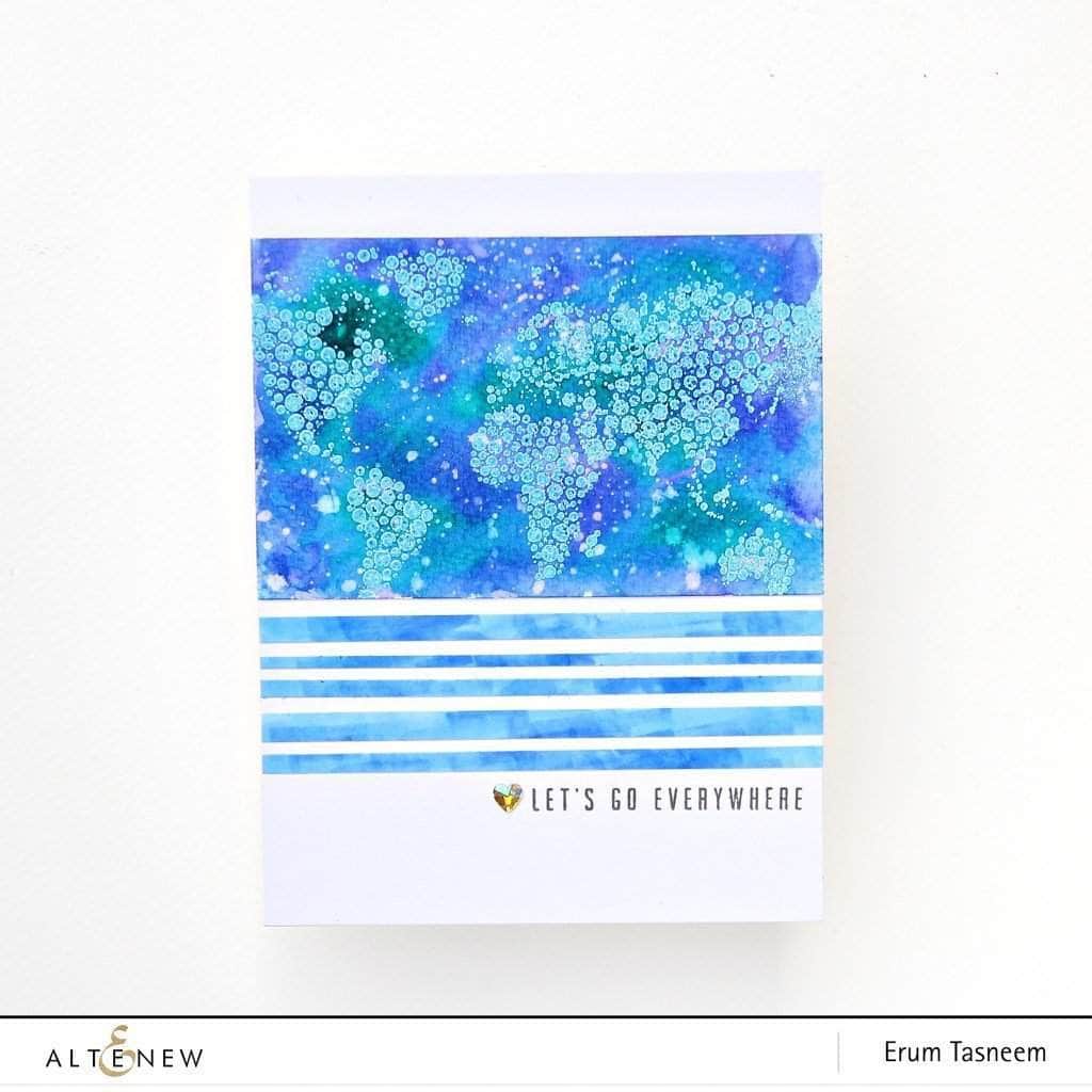 Photocentric Clear Stamps World Map Stamp Set