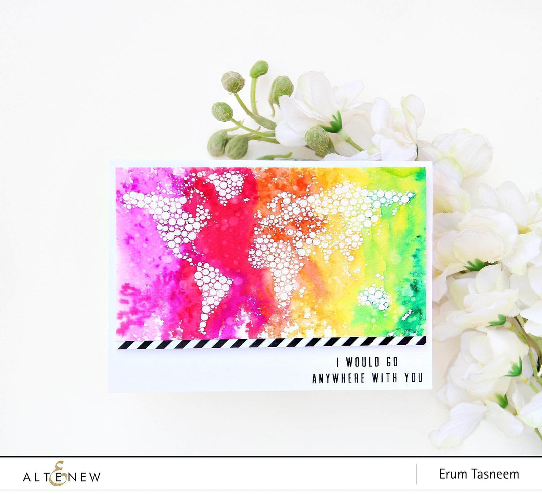 Photocentric Clear Stamps World Map Stamp Set
