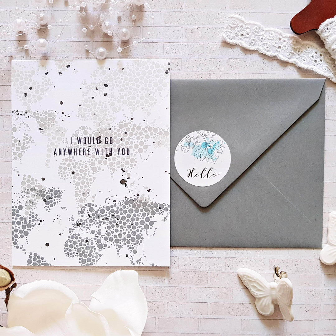 Photocentric Clear Stamps World Map Stamp Set