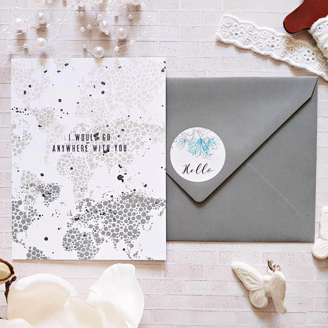 Photocentric Clear Stamps World Map Stamp Set