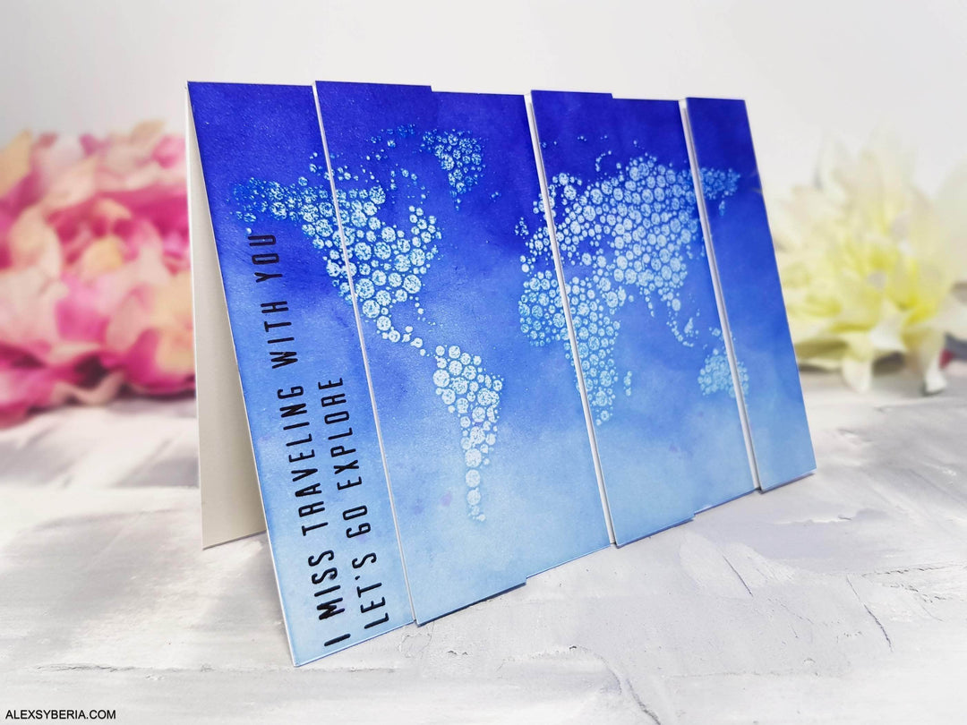 Photocentric Clear Stamps World Map Stamp Set