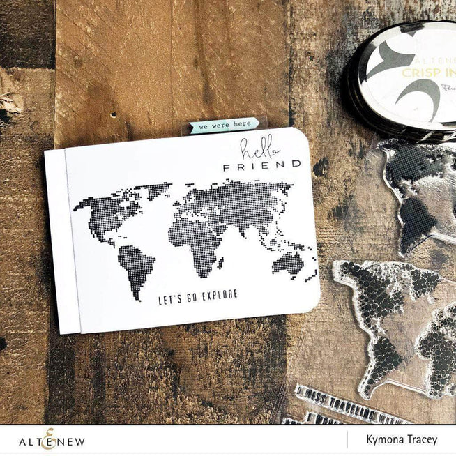 Photocentric Clear Stamps World Map Stamp Set