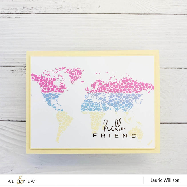 Z - World Map Stamp Set