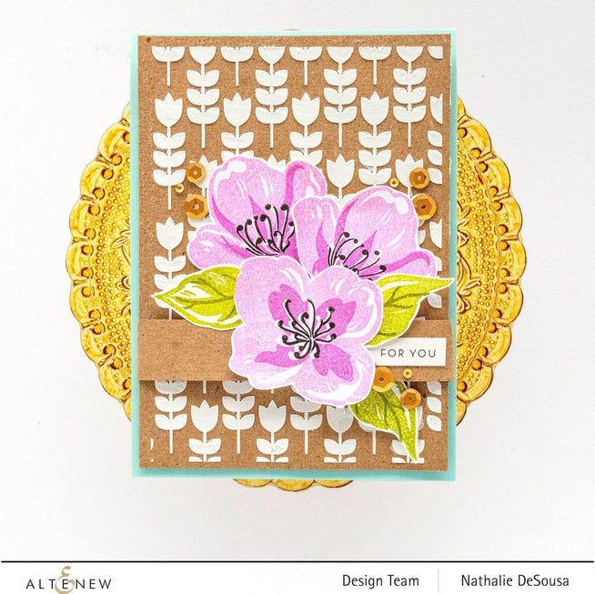 Photocentric Clear Stamps Zig Zag Floral Stamp Set