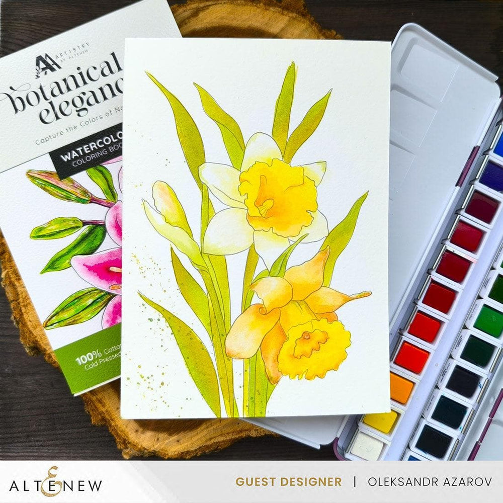 Botanical Elegance: Capture the Colors of Nature Watercolor Coloring Book
