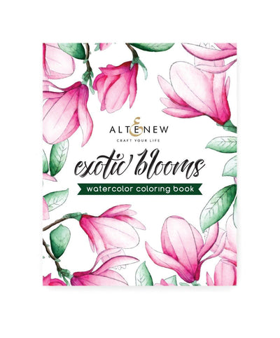 Altenew Coloring Book Bundle Exotic Blooms Watercolor & Marker Coloring Book Bundle