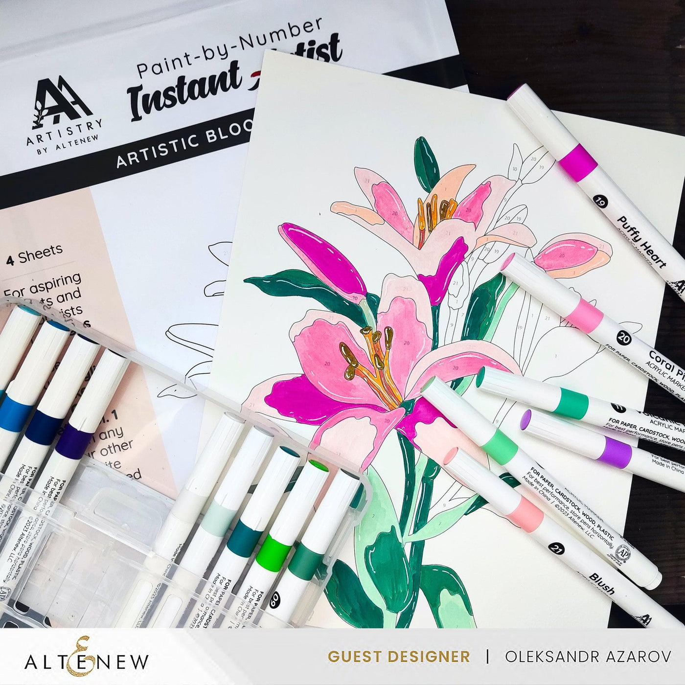 Instant Artist Paint-by-Numbers Bundle