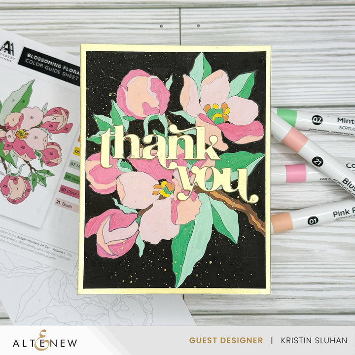 Paint-by-Number: Instant Artist - Blossoming Florals (12 Sheets)