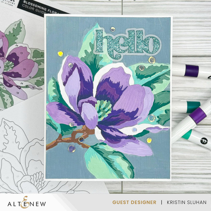 Paint-by-Number: Instant Artist - Blossoming Florals (12 Sheets)