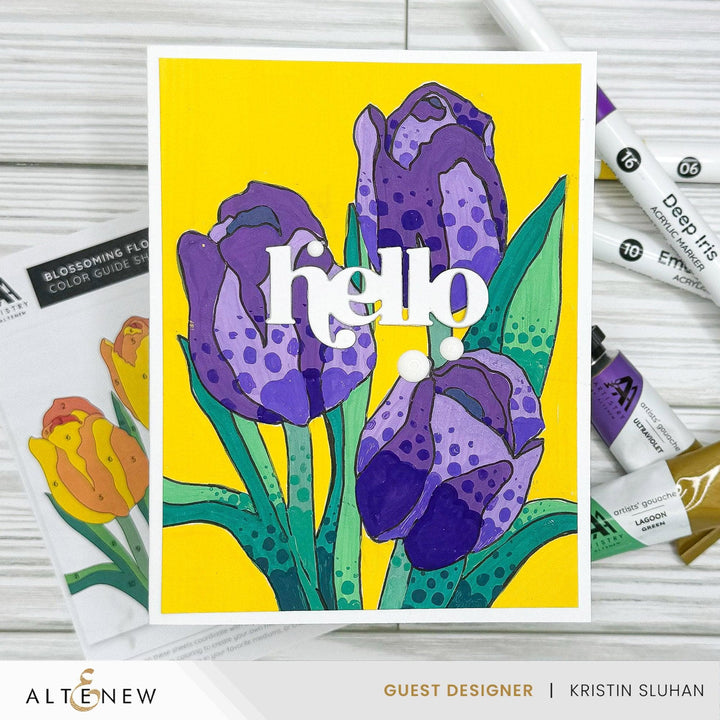 Paint-by-Number: Instant Artist - Blossoming Florals (12 Sheets)