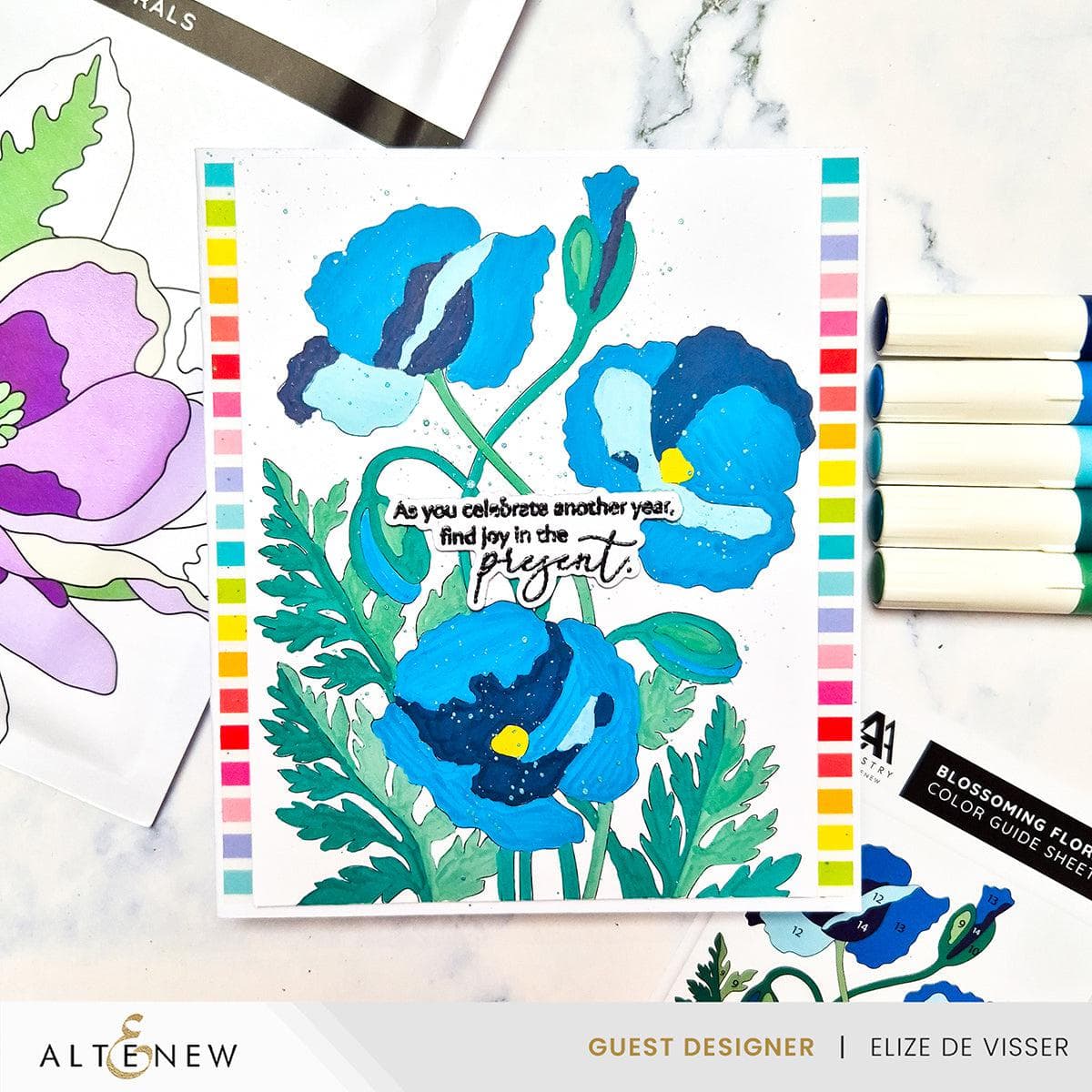 Paint-by-Number: Instant Artist - Blossoming Florals (12 Sheets)