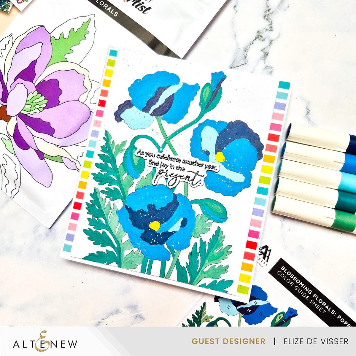 Paint-by-Number: Instant Artist - Blossoming Florals (12 Sheets)