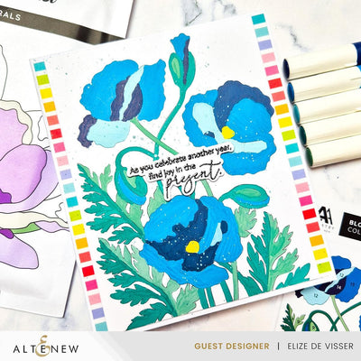 Paint-by-Number: Instant Artist - Blossoming Florals (12 Sheets)