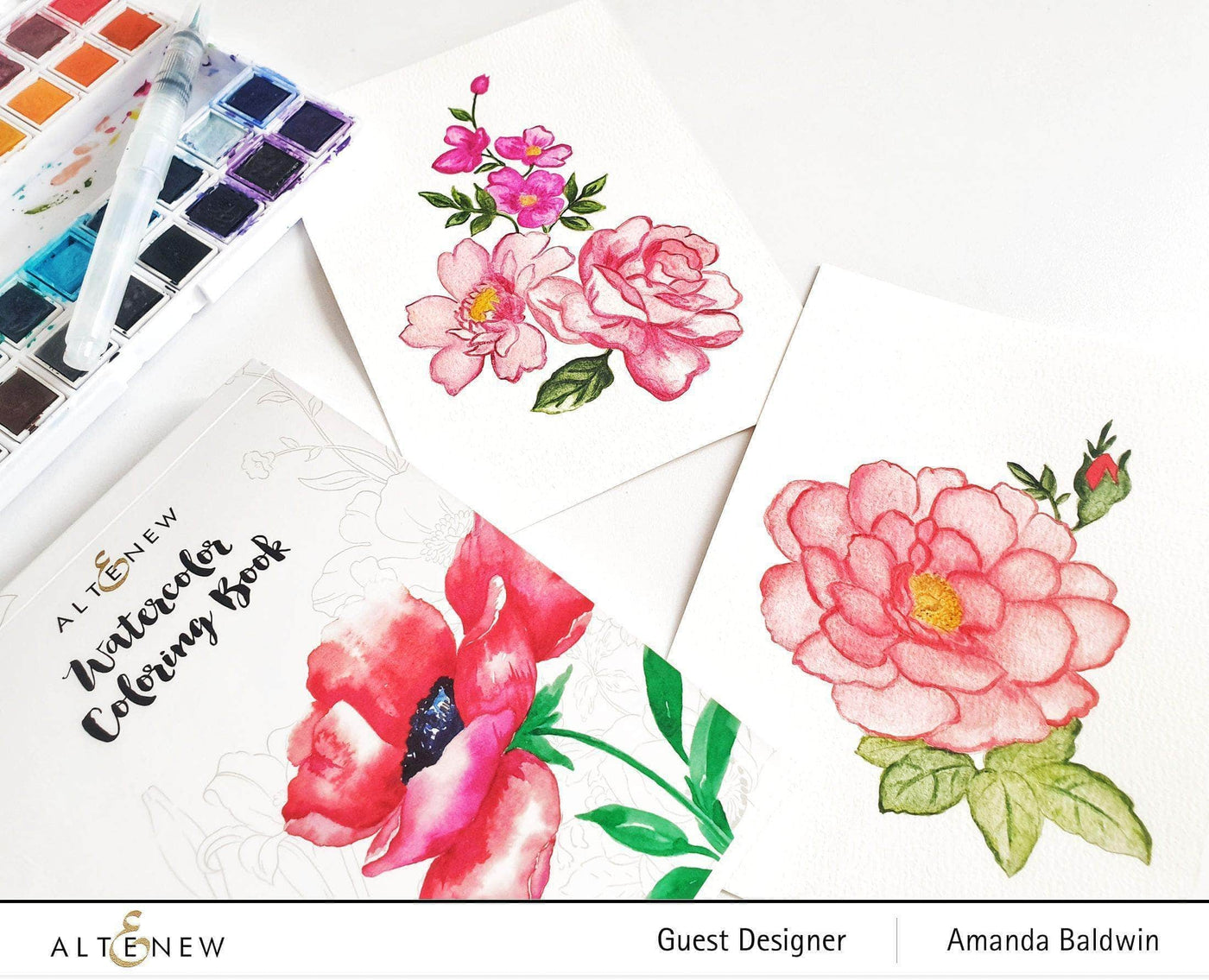 Kiaace Co. Ltd. Coloring Book Watercolor Coloring Book