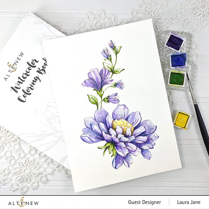 Kiaace Co. Ltd. Coloring Book Watercolor Coloring Book