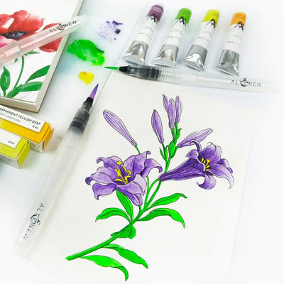 Watercolor Coloring Book