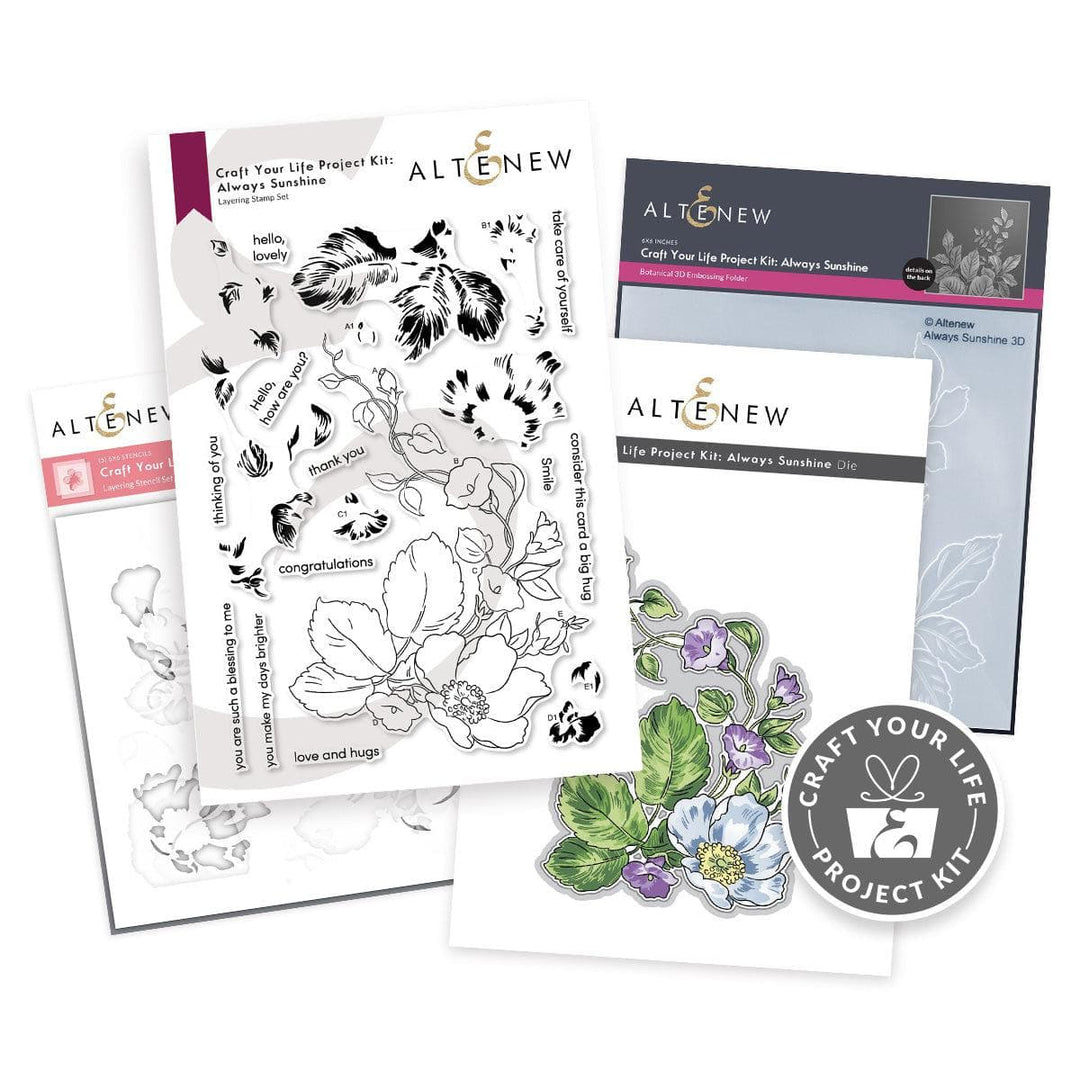 Altenew Craft Your Life Project Kit Craft Your Life Project Kit: Always Sunshine