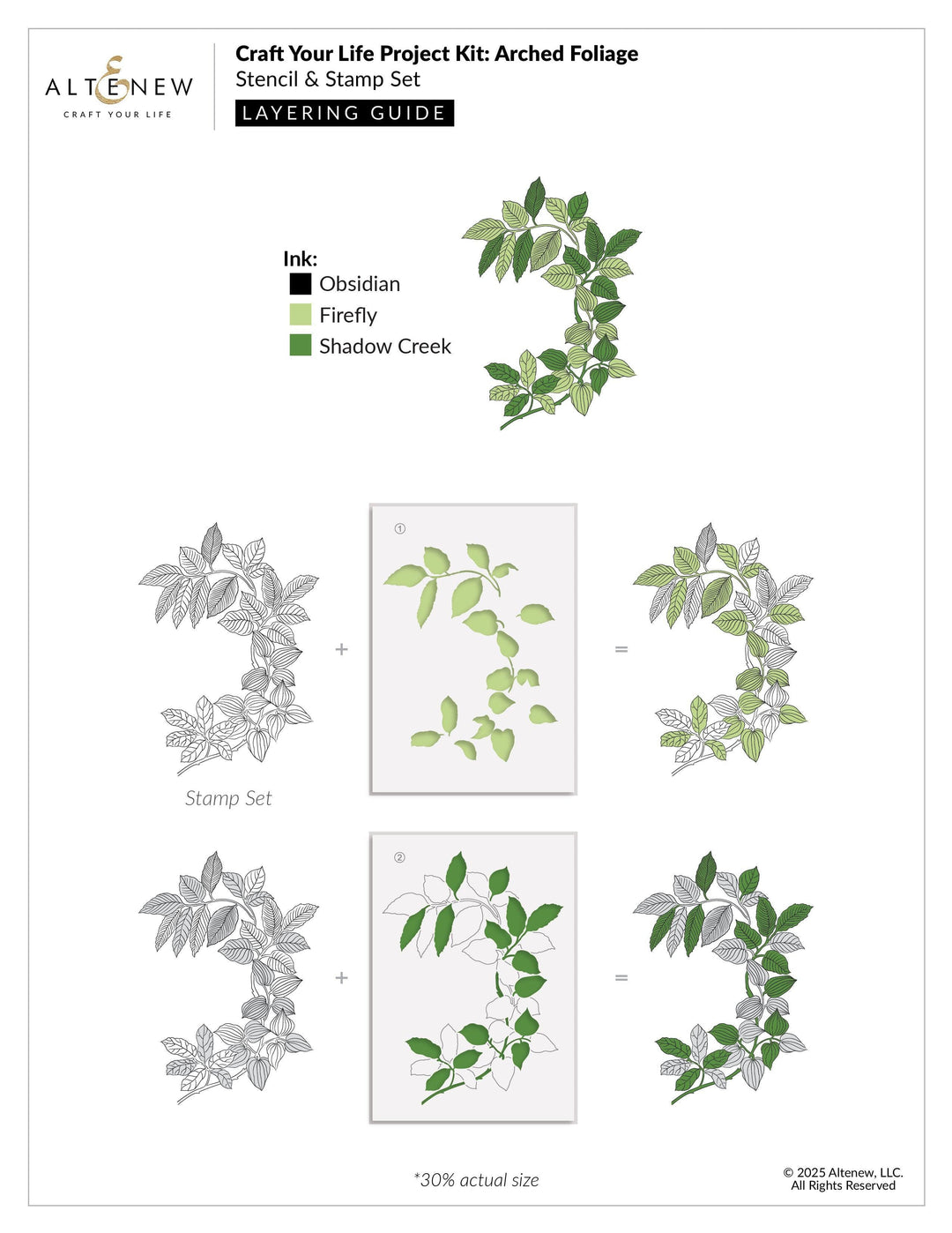 Craft Your Life Project Kit: Arched Foliage