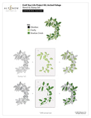 Craft Your Life Project Kit: Arched Foliage & Add-on Embossing Folder Bundle