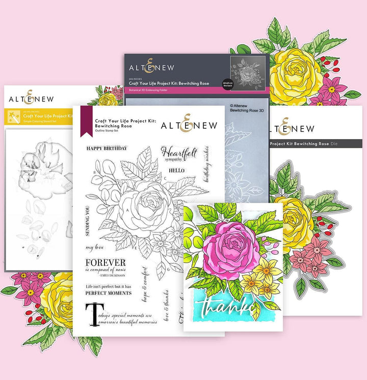 Altenew Craft Your Life Project Kit Craft Your Life Project Kit: Bewitching Rose